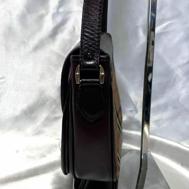 BURBERRY バーバリー ノバチェック ショルダーバッグ ボルドー ヴィンテージ < ブランド BURBERRY バーバリー ノバチェック ショルダーバッグ ボルドー ヴィンテージ < ブランドの