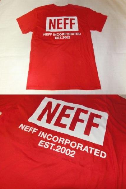 USA購入 ストリート系【NEFF】ネフ ロゴプリントTシャツUS M Red < ブランド  USA購入 ストリート系【NEFF】ネフ ロゴプリントTシャツUS M Red < ブランドの