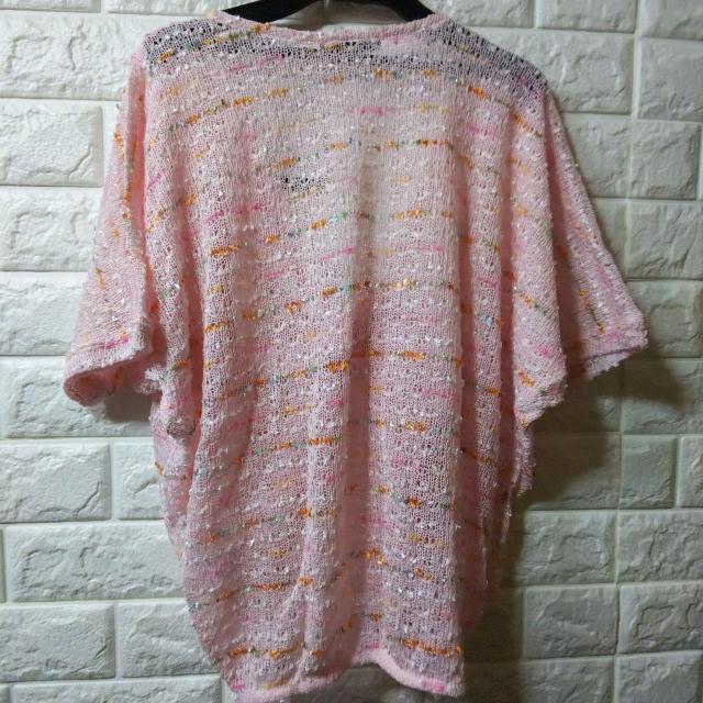 PLAGE PALAIS★新品★リボンヤーンニット/ピンク < 女性ファッション  PLAGE PALAIS★新品★リボンヤーンニット/ピンク < 女性ファッションの