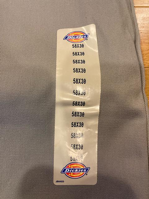 Dickies 874ワークパンツ  超超超大きい sizeW58  グレー  ウエスト148cm < ブランド  Dickies 874ワークパンツ  超超超大きい sizeW58  グレー  ウエスト148cm < ブランドの