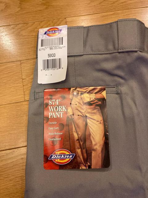 Dickies 874ワークパンツ  超超超大きい sizeW58  グレー  ウエスト148cm < ブランド  Dickies 874ワークパンツ  超超超大きい sizeW58  グレー  ウエスト148cm < ブランドの