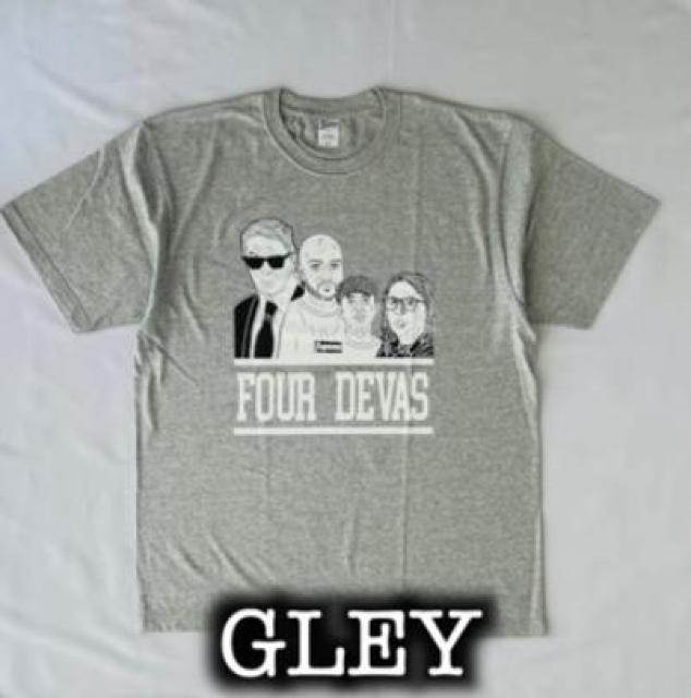 CHANGE☆FOUR DEVAS Tee (Grey)☆ < 男性ファッション  CHANGE☆FOUR DEVAS Tee (Grey)☆  < 男性ファッションの