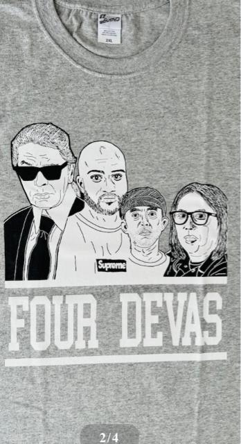CHANGE☆FOUR DEVAS Tee (Grey)☆ < 男性ファッション  CHANGE☆FOUR DEVAS Tee (Grey)☆ < 男性ファッションの