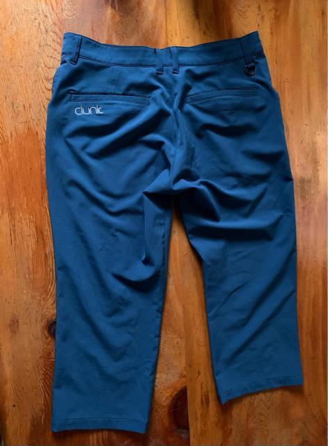 clunk Bordeauxゴルーフ用 膝下半ズボン サイズM < 女性ファッション  clunk Bordeauxゴルーフ用 膝下半ズボン サイズM < 女性ファッションの