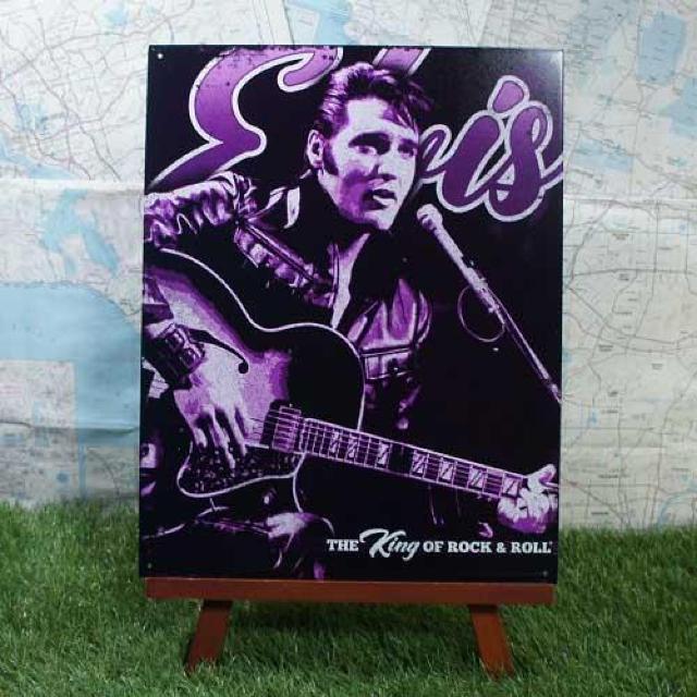 新品【ブリキ看板】Elvis Presley/エルヴィス・プレスリー King < ホビー  新品【ブリキ看板】Elvis Presley/エルヴィス・プレスリー King  < ホビーの