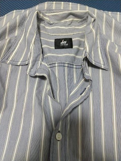 RED EAR ストライプ 長袖シャツ Mサイズ レッドイヤー 日本製 Paul Smith ポールスミス メンズ 古着 中古 服 < 男性ファッション  RED EAR ストライプ 長袖シャツ Mサイズ レッドイヤー 日本製 Paul Smith ポールスミス メンズ 古着 中古 服 < 男性ファッションの