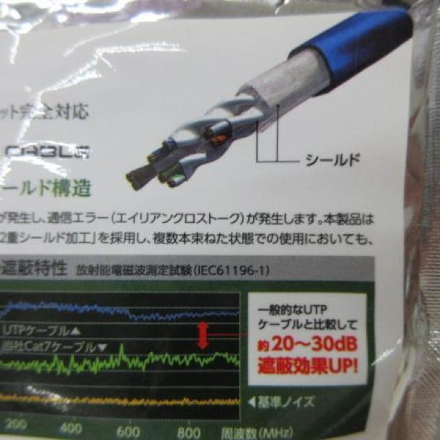 ELECOM 高品質LANケーブル 1m ストレート  LD-TWS/BU1 ブル < PC本体/周辺機器  ELECOM 高品質LANケーブル 1m ストレート  LD-TWS/BU1 ブル < PC本体/周辺機器の