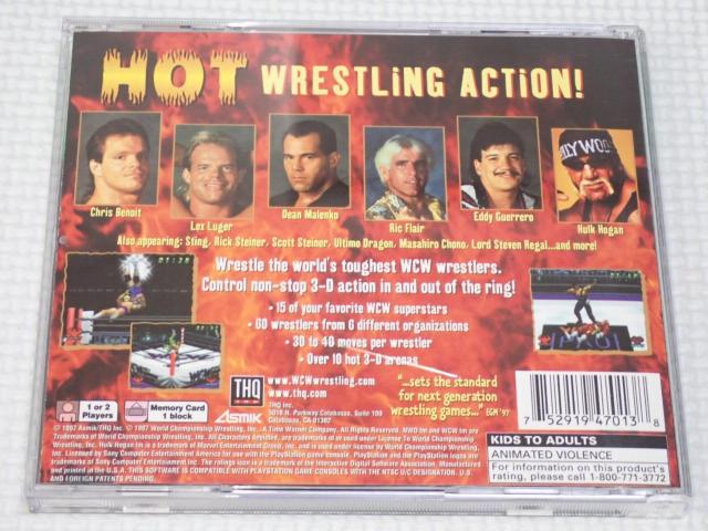PS★WCW VS THE WORLD GREATEST HITS 海外版 北米版 < ゲーム本体/ソフト  PS★WCW VS THE WORLD GREATEST HITS 海外版 北米版 < ゲーム本体/ソフトの