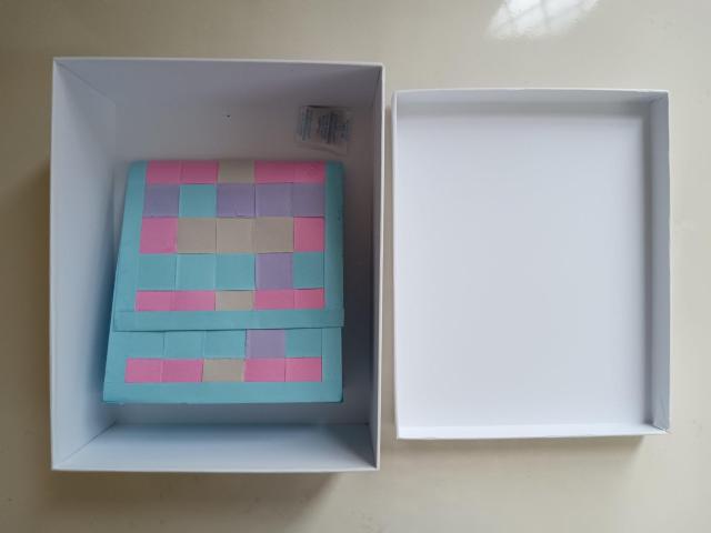 メモリアルボックス(ネイビー×水色) < ペット/手芸/園芸 メモリアルボックス(ネイビー×水色) < ペット/手芸/園芸の