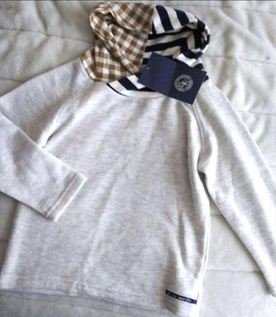 110★G-Remix★フードがかわいい裏毛パーカー★新品★送料無料 < キッズ/ベビー  110★G-Remix★フードがかわいい裏毛パーカー★新品★送料無料 < キッズ/ベビーの