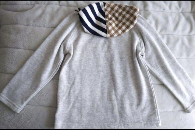 110★G-Remix★フードがかわいい裏毛パーカー★新品★送料無料 < キッズ/ベビー  110★G-Remix★フードがかわいい裏毛パーカー★新品★送料無料 < キッズ/ベビーの