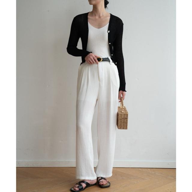 UV対策!パールボタン シアーカーディガン【新品】Fフリー 黒ブラック●韓国ファッション < 女性ファッション UV対策!パールボタン シアーカーディガン【新品】Fフリー 黒ブラック●韓国ファッション < 女性ファッションの