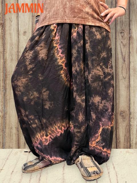 タイダイアラジンパンツ 大きいサイズ ゆったり 男女兼用 エスニック アジアン < 女性ファッション タイダイアラジンパンツ 大きいサイズ ゆったり 男女兼用 エスニック アジアン < 女性ファッションの