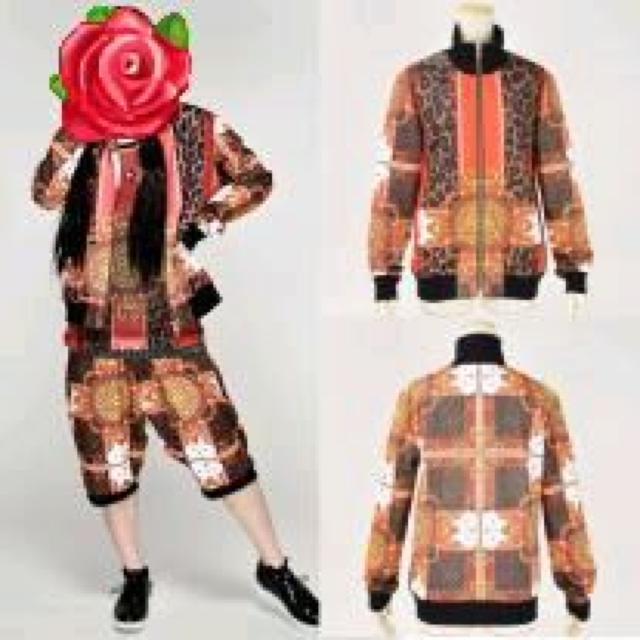 mintNeko・ネコエンブレム&ブラウンヒョウ柄切替ジャージ < ブランド mintNeko・ネコエンブレム&ブラウンヒョウ柄切替ジャージ < ブランドの