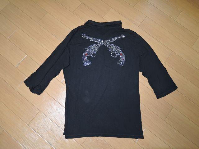 ロアーroar2丁拳銃7分丈ポロシャツ2黒ラインストーン < ブランド ロアーroar2丁拳銃7分丈ポロシャツ2黒ラインストーン < ブランドの