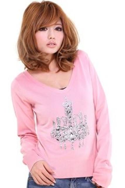 Rady☆シャンデリアビジュー☆ニットトップス☆ピンク☆S☆新品同様 < ブランド Rady☆シャンデリアビジュー☆ニットトップス☆ピンク☆S☆新品同様 < ブランドの