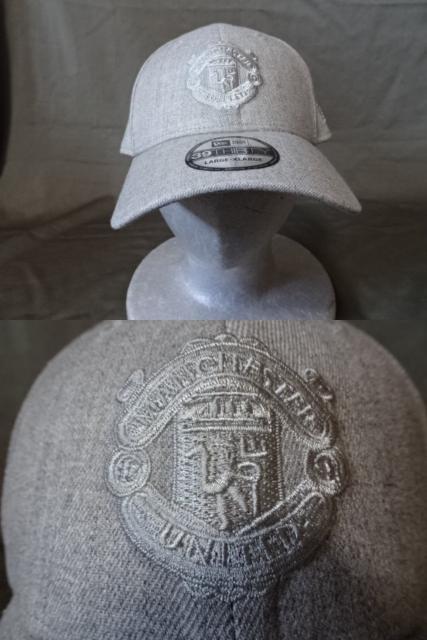 NEWERA マンチェスターユナイテッド ロゴ刺繍キャップ グレー < レジャー/スポーツ  NEWERA マンチェスターユナイテッド ロゴ刺繍キャップ グレー < レジャー/スポーツの
