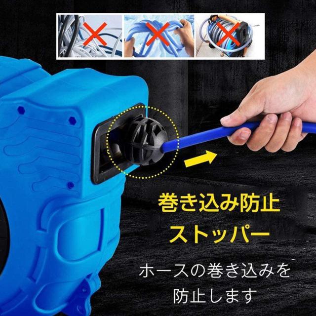 エアーホースリール 壁掛け 吊り下げ 15m 自動巻き < ペット/手芸/園芸  エアーホースリール 壁掛け 吊り下げ 15m 自動巻き < ペット/手芸/園芸の