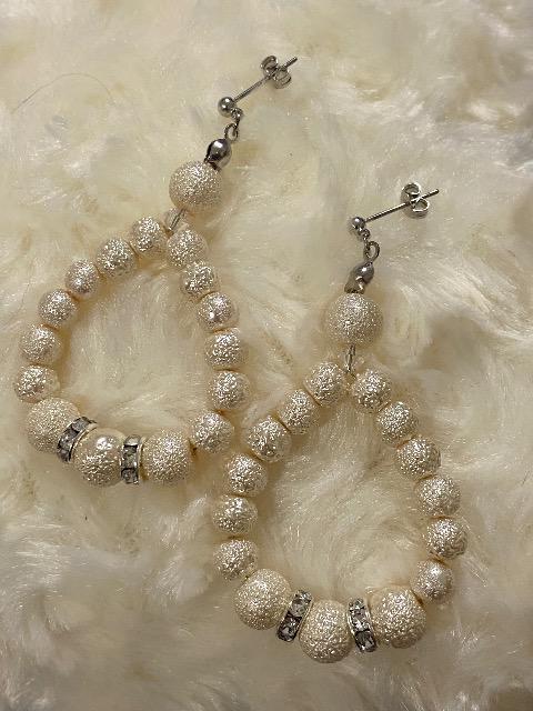 シュガーパールのピアス☆ホワイト < 女性アクセサリー/時計  シュガーパールのピアス☆ホワイト < 女性アクセサリー/時計の