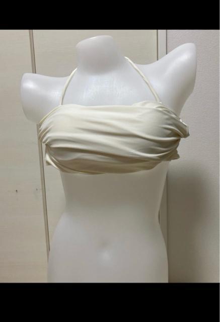 タンス整理品 衣類 おまとめOK 断捨離中です 新品未着用 ホルターネックビキニ トップスのみ オフホワイトサイズ9M < 女性ファッション  タンス整理品 衣類 おまとめOK 断捨離中です 新品未着用 ホルターネックビキニ トップスのみ オフホワイトサイズ9M  < 女性ファッションの