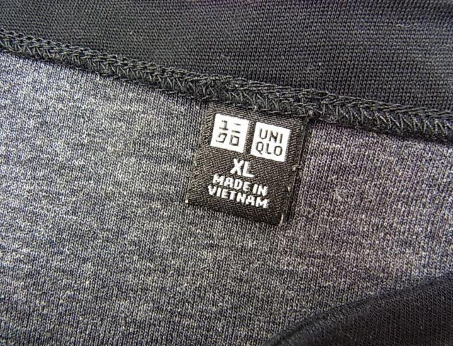 500�~�X�^�����iUNIQLO�@���j�N���@�v���I�[�o�[�i5�����j�u���b�N�@XL