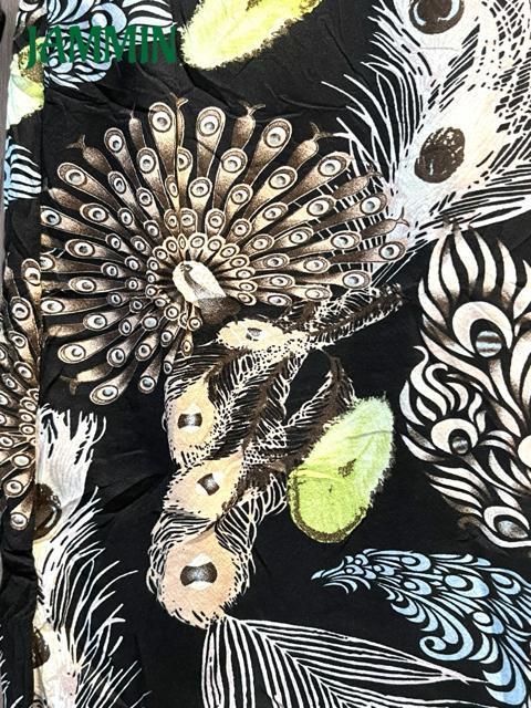 孔雀柄パンツ アジアン エスニック ヒッピー 個性派 ゆったり < 女性ファッション 孔雀柄パンツ アジアン エスニック ヒッピー 個性派 ゆったり < 女性ファッションの