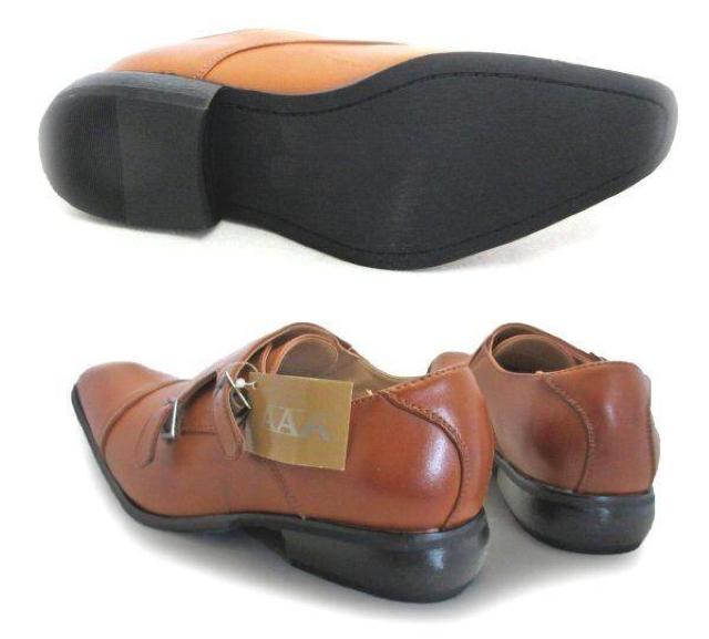 1円~C988新品AAAダブルモンクストラップ/ストレートチップ25.5aLBR♂ < 男性ファッション  1円~C988新品AAAダブルモンクストラップ/ストレートチップ25.5aLBR♂ < 男性ファッションの