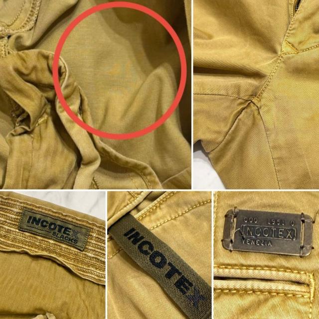 インコテックスSlIM FITメンズチノパンツ#32キャメル < 男性ファッション インコテックスSlIM FITメンズチノパンツ#32キャメル < 男性ファッションの