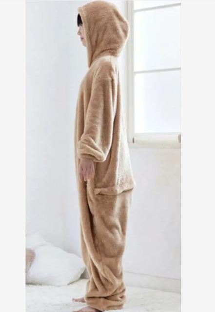 120★もこもこフリースルームウェア★ゆったりつなぎ★ベージュ★新品★送料無料 < キッズ/ベビー 120★もこもこフリースルームウェア★ゆったりつなぎ★ベージュ★新品★送料無料 < キッズ/ベビーの