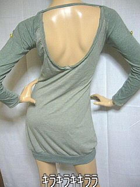 《New》Diva系★2way・バックがん開き*ロンTeeワンピ < 女性ファッション  《New》Diva系★2way・バックがん開き*ロンTeeワンピ < 女性ファッションの