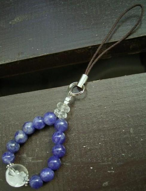 即決☆白虎彫水晶xソーダライトストラップ < 家電/AV 即決☆白虎彫水晶xソーダライトストラップ < 家電/AVの