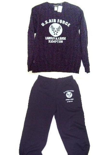 ◆HOUSTON◆ヒューストン◆U.S.AIR FORCE◆スウェットセットアップ◆ < 男性ファッション  ◆HOUSTON◆ヒューストン◆U.S.AIR FORCE◆スウェットセットアップ◆  < 男性ファッションの