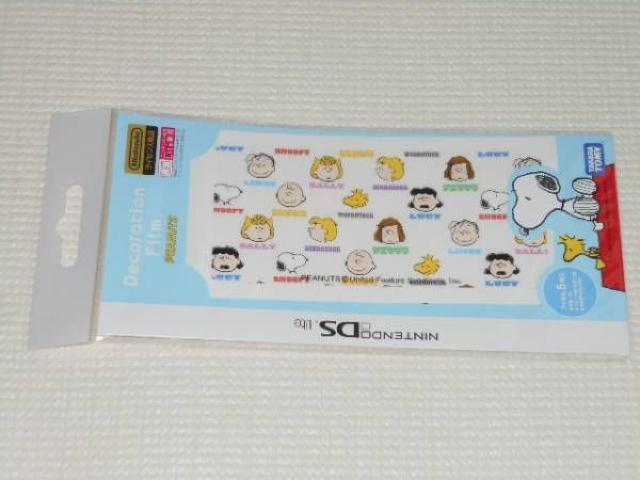 DS★デコレーションフィルム PEANUTS モノグラム DS Lite専用 < ゲーム本体/ソフト  DS★デコレーションフィルム PEANUTS モノグラム DS Lite専用  < ゲーム本体/ソフトの