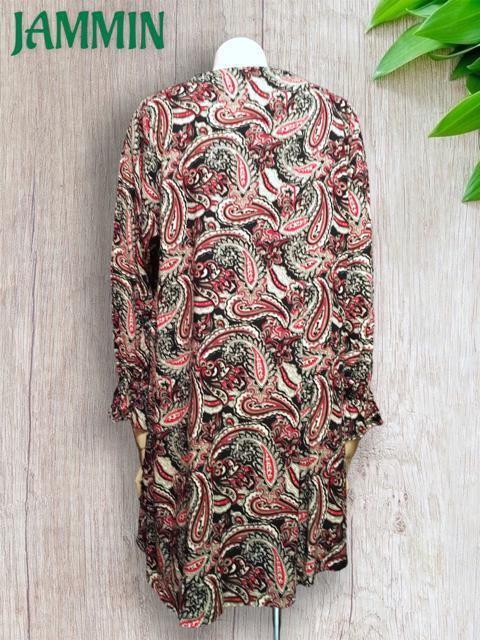 アジアンペーズリー柄チュニック★アジアン★エスニック★ヒッピー★チュニックワンピ < 女性ファッション  アジアンペーズリー柄チュニック★アジアン★エスニック★ヒッピー★チュニックワンピ < 女性ファッションの