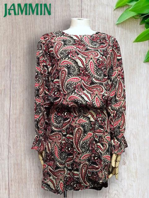 アジアンペーズリー柄チュニック★アジアン★エスニック★ヒッピー★チュニックワンピ < 女性ファッション  アジアンペーズリー柄チュニック★アジアン★エスニック★ヒッピー★チュニックワンピ < 女性ファッションの