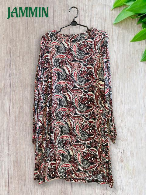 アジアンペーズリー柄チュニック★アジアン★エスニック★ヒッピー★チュニックワンピ < 女性ファッション  アジアンペーズリー柄チュニック★アジアン★エスニック★ヒッピー★チュニックワンピ < 女性ファッションの