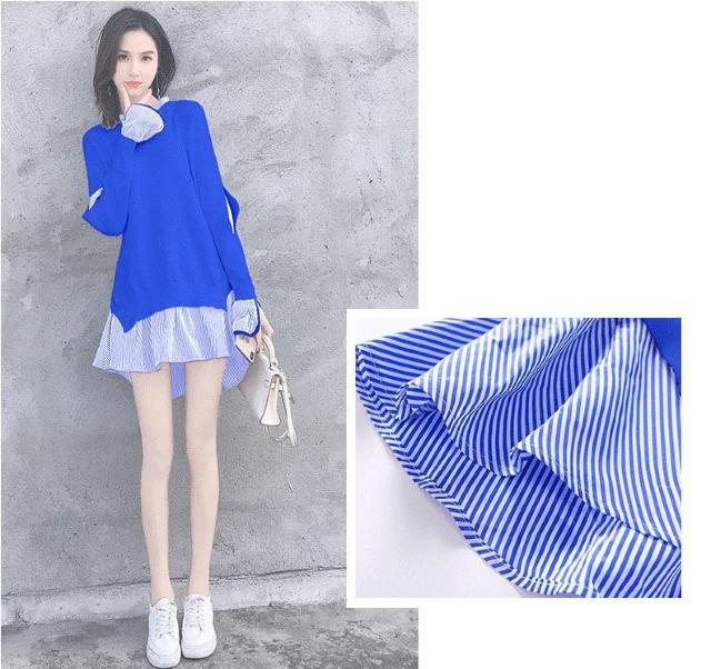 シャツワンピース 長袖 ミニ丈 フレア 3カラー S M  ワンピース ミニワンピ きれいめ 上品 長袖 ミニ丈 ストライプ < 女性ファッション  シャツワンピース 長袖 ミニ丈 フレア 3カラー S M  ワンピース ミニワンピ きれいめ 上品 長袖 ミニ丈 ストライプ < 女性ファッションの