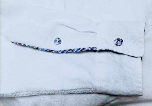 NEXT STANDARD 全綿 長袖 カジュアルシャツ ホワイト < 男性ファッション  NEXT STANDARD 全綿 長袖 カジュアルシャツ ホワイト < 男性ファッションの