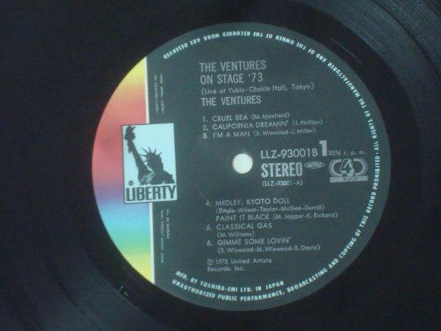 オン・ステージ`73(ON STAGE `73) / ベンチャーズ(THE VENTURES) 帯付2LP 4チャンネル < CD/DVD/ビデオ  オン・ステージ`73(ON STAGE `73) / ベンチャーズ(THE VENTURES) 帯付2LP 4チャンネル < CD/DVD/ビデオの