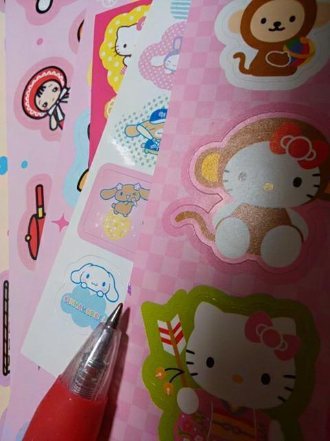 レア非売品 ハローキティ シナモロールなど シール7枚セット < インテリア/ライフ  レア非売品 ハローキティ シナモロールなど シール7枚セット < インテリア/ライフの