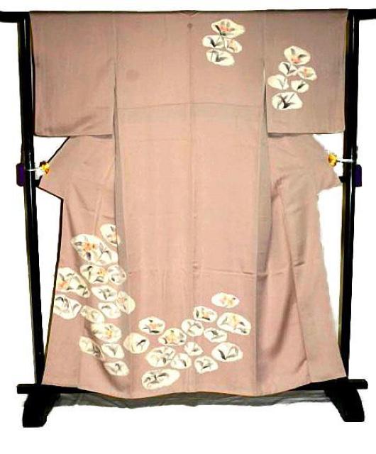 訪問着 中古 着物 送料無料 最高級 美品 シシュウ 草花分 花柄 1つ紋 身丈160cm 裄丈62.5cm 正絹 T3637 < 女性ファッション 訪問着 中古 着物 送料無料 最高級 美品 シシュウ 草花分 花柄 1つ紋 身丈160cm 裄丈62.5cm 正絹 T3637 < 女性ファッションの