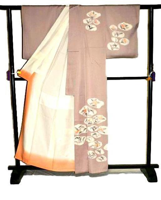 訪問着 中古 着物 送料無料 最高級 美品 シシュウ 草花分 花柄 1つ紋 身丈160cm 裄丈62.5cm 正絹 T3637 < 女性ファッション 訪問着 中古 着物 送料無料 最高級 美品 シシュウ 草花分 花柄 1つ紋 身丈160cm 裄丈62.5cm 正絹 T3637 < 女性ファッションの