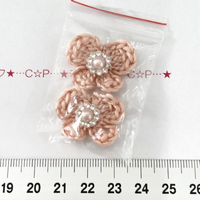 17*ハンドメイド♪キラキラリボンのモチーフ 2個 9 < ペット/手芸/園芸 17*ハンドメイド♪キラキラリボンのモチーフ 2個 9 < ペット/手芸/園芸の