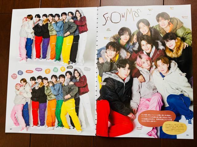 Snow Man 2026�N1������ �e���r�W�����J���[�Y�E�T���A����TV�G���EMyojo�EQLAP!��(��������)  �� �^�����g�O�b�Y�� 