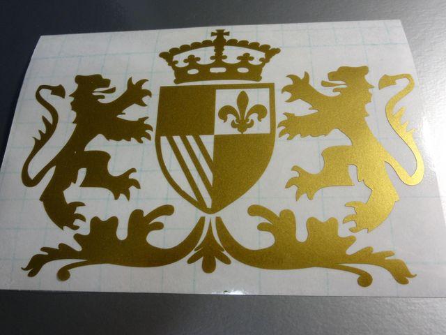 ∇獅子紋章カッティングステッカーL∇ライオン・王冠☆ < 自動車/バイク ∇獅子紋章カッティングステッカーL∇ライオン・王冠☆ < 自動車/バイク