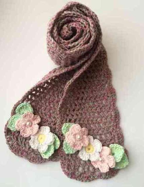 ハンドメイド 春夏ストール コットン レースの花 ナチュラル < 女性ファッション  ハンドメイド 春夏ストール コットン レースの花 ナチュラル < 女性ファッションの