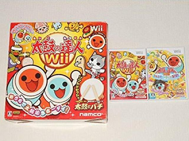 Wii★太鼓の達人Wii 太鼓・バチ付+みんなでパーティ3代目 < ゲーム本体/ソフト  Wii★太鼓の達人Wii 太鼓・バチ付+みんなでパーティ3代目  < ゲーム本体/ソフトの