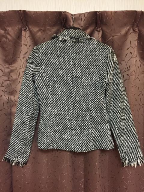 650.セシルマクビー☆黒白切りっぱなしツイードジャケット☆M < 女性ファッション  650.セシルマクビー☆黒白切りっぱなしツイードジャケット☆M < 女性ファッションの