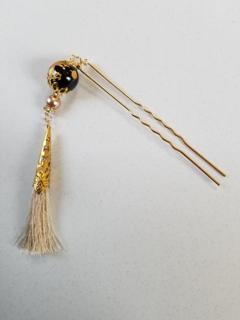 オニキス.龍.かんざし < 女性ファッション  オニキス.龍.かんざし < 女性ファッションの