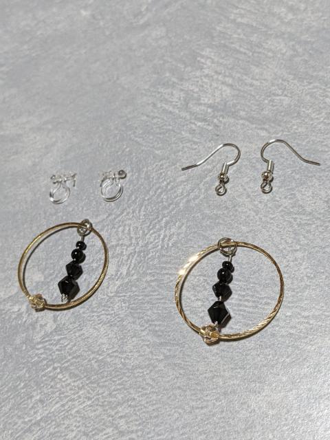 ピアス ノンホールピアス 手作りハンドメイド まとめ買い歓迎 < 女性ファッション  ピアス ノンホールピアス 手作りハンドメイド まとめ買い歓迎 < 女性ファッションの